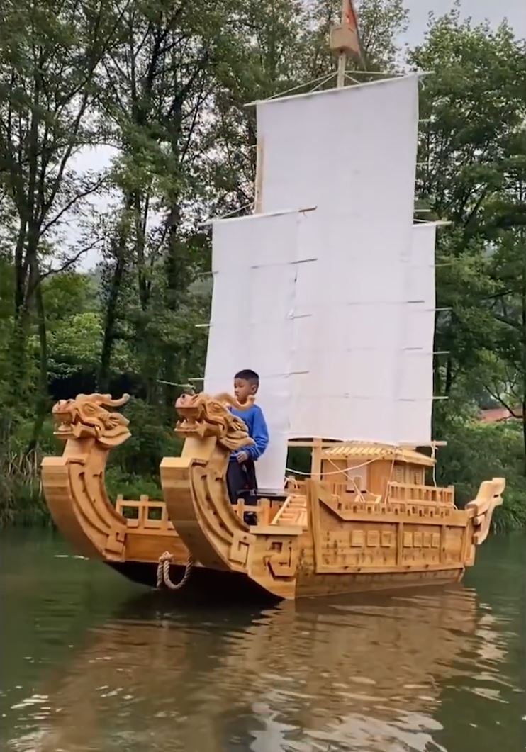 ของเล่นจากไม้สุดเจ๋งจากฝีมือพ่อและปู่ชาวจีน