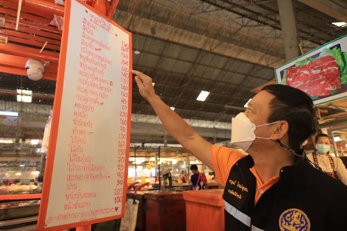 พาณิชย์โคราชลุยตรวจราคาหมูเนื้อแดง แพงจริงตามกลไกตลาด