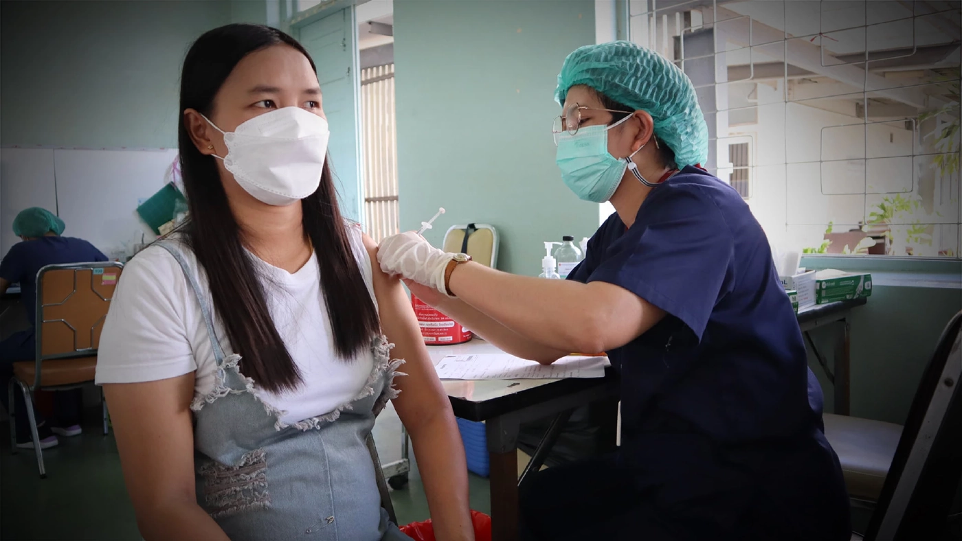 แฟ้มภาพ : ฉีดวัคซ๊นหญิงตั้งครรภ์