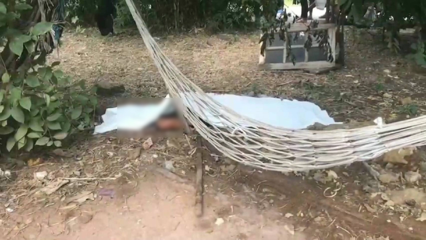 หนุ่มใหญ่ถูกแทงโหดทะลุลำคอดับหน้าบ้านพัก