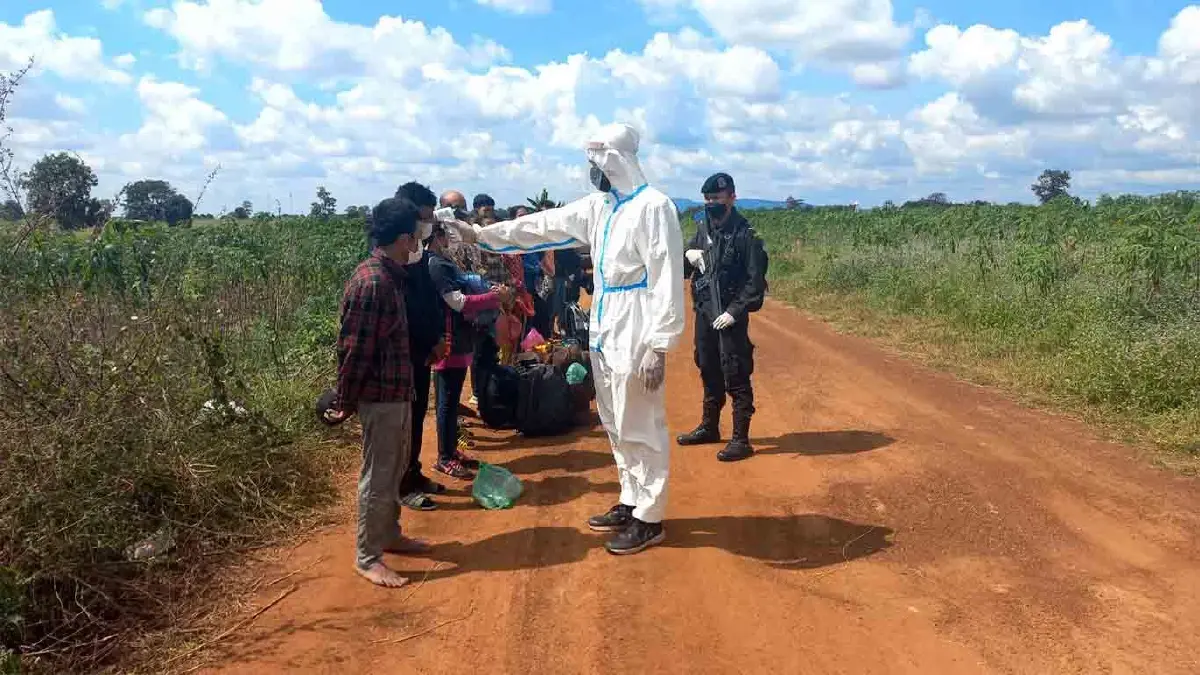 สกัดแรงงานกัมพูชาลักลอบเข้าเมือง รวม 30 ราย