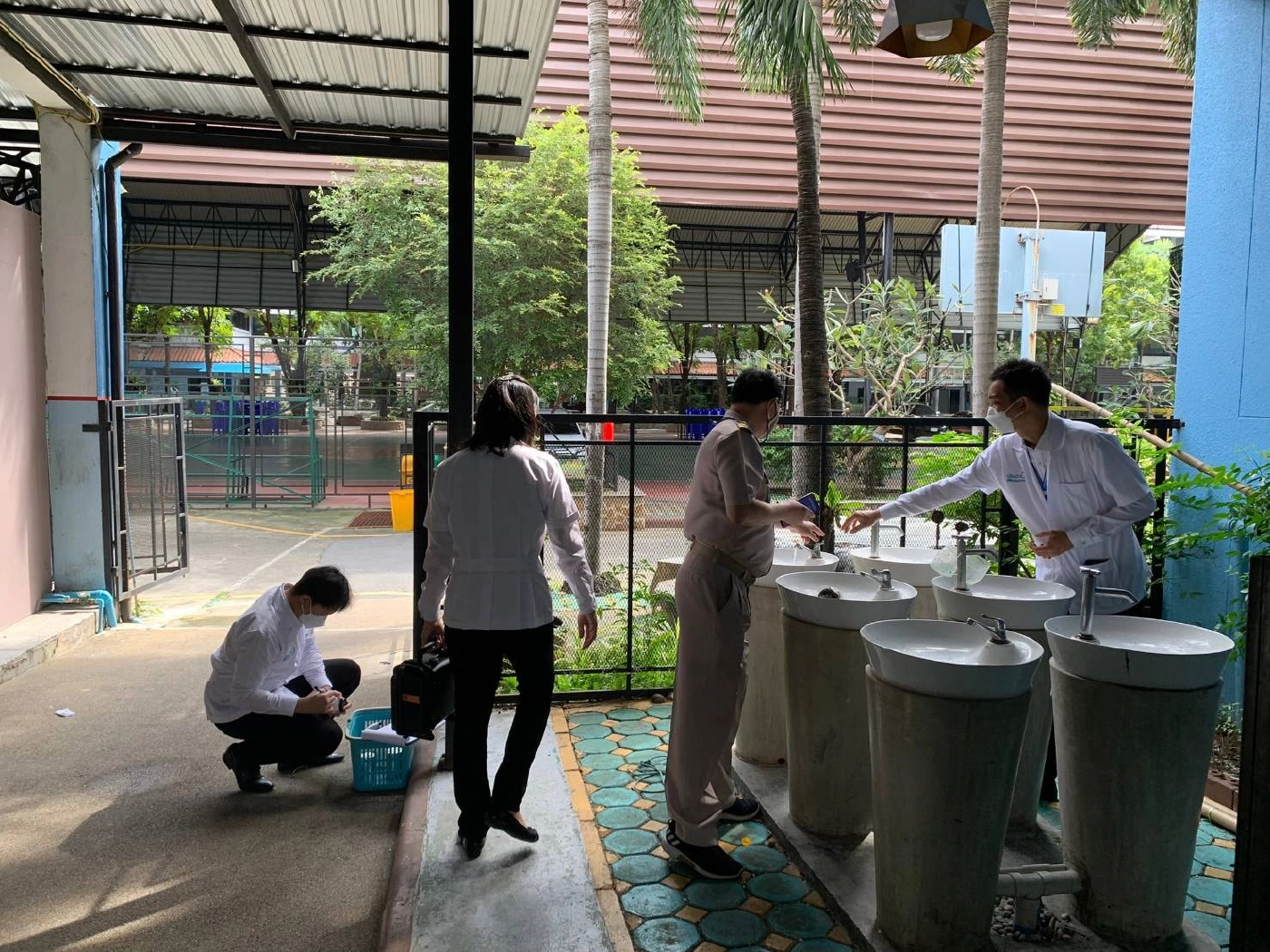 กปน.ตรวจสอบคุณภาพน้ำประปาในร.ร. รับเปิดเรียน On-site