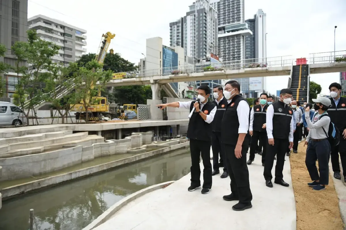 สวนสาธารณะคลองช่องนนทรี คืบหน้า 50% พร้อมเปิด 25 ธ.ค.64