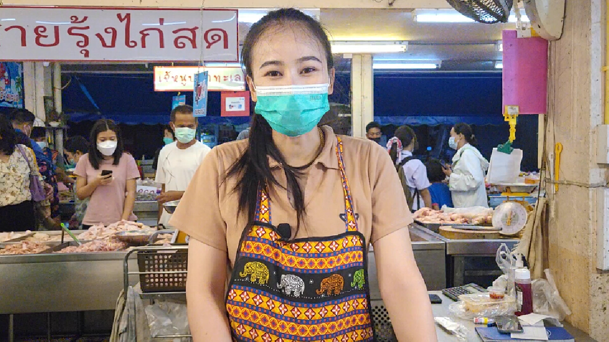แม่ค้าเขียงหมูครวญลูกค้าหายไปซื้อเนื้ออื่นกินแทน