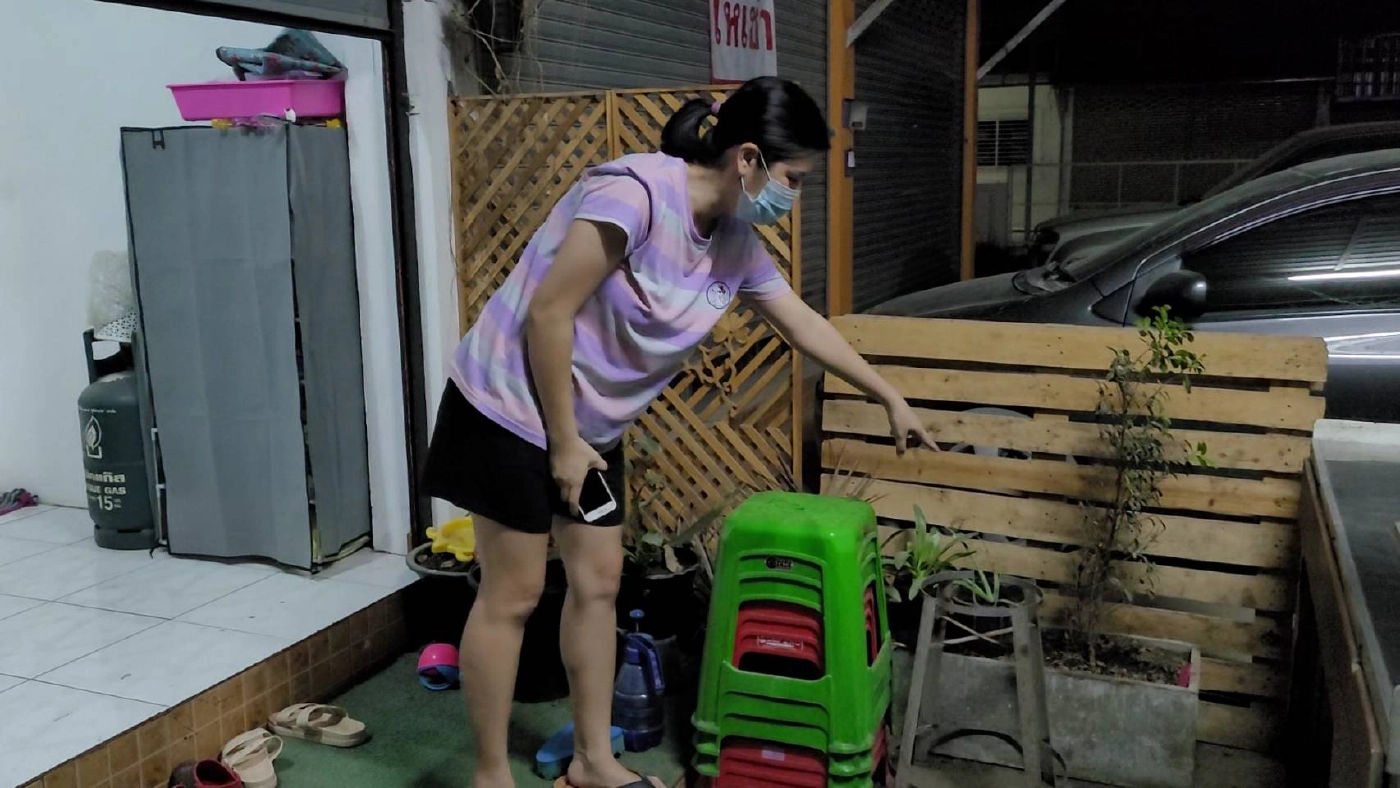 โจรแสบบุกเดี่ยวขโมยถังแก๊สกลางวันแสกๆ -ซ้ำเติมโควิด