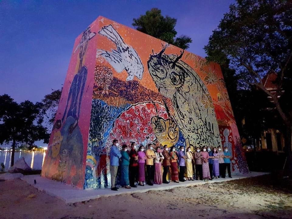 เปิดตัว "สินสะออน" แมวโคราช มาสคอต งาน "ไทยแลนด์ เบียนนาเล่ โคราช 2021"