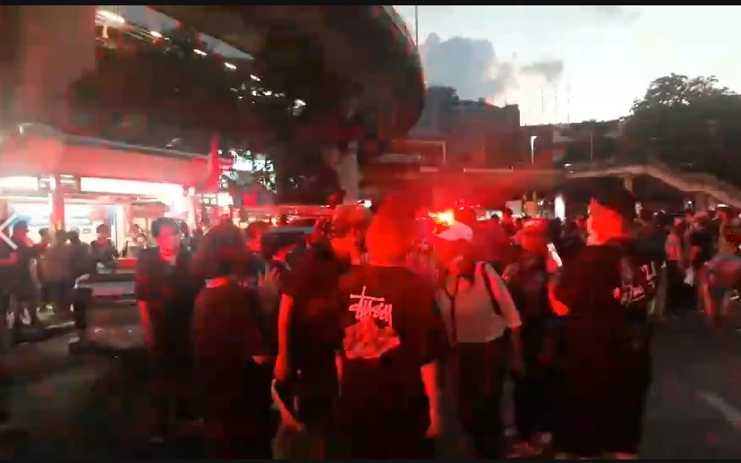 มาตามนัดแต่กร่อย! ม็อบ 19 พ.ย. รวมตัวอนุสาวรีย์ชัยฯ ขับไล่ลุงออก