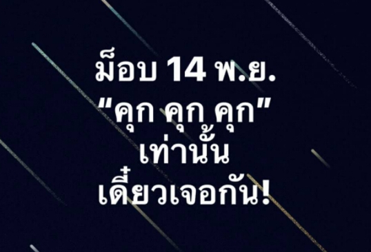 เดี๋ยวเจอกัน ! “ศรีสุวรรณ”’ เอาจริง ลั่น “ม็อบ 14 พ.ย.”  เจอ “คุก” เท่านั้น