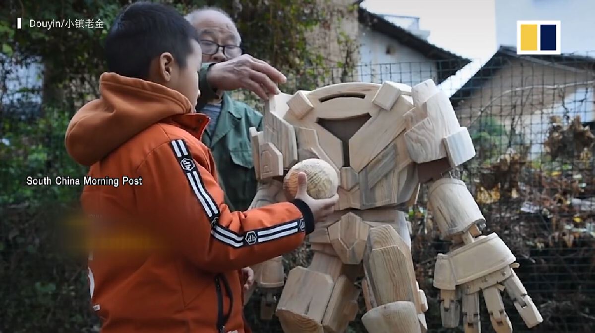 ของเล่นจากไม้สุดเจ๋งจากฝีมือพ่อและปู่ชาวจีน