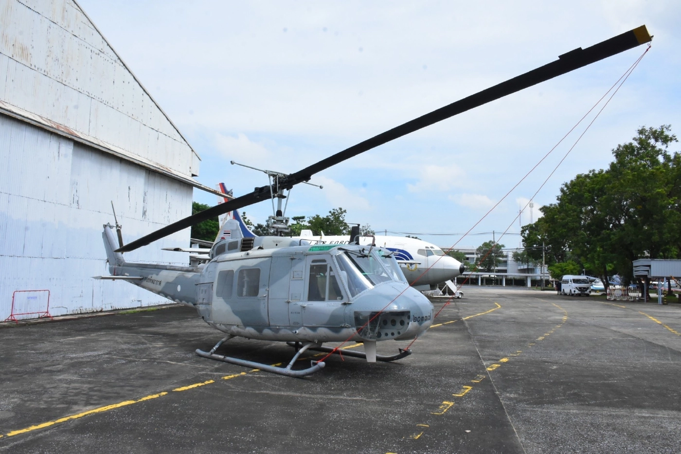 ทอ.นำเฮลิคอปเตอร์ฮิวอี้ไปตั้งแสดงพิพิธภัณฑ์หลังประจำการกว่า 50 ปี