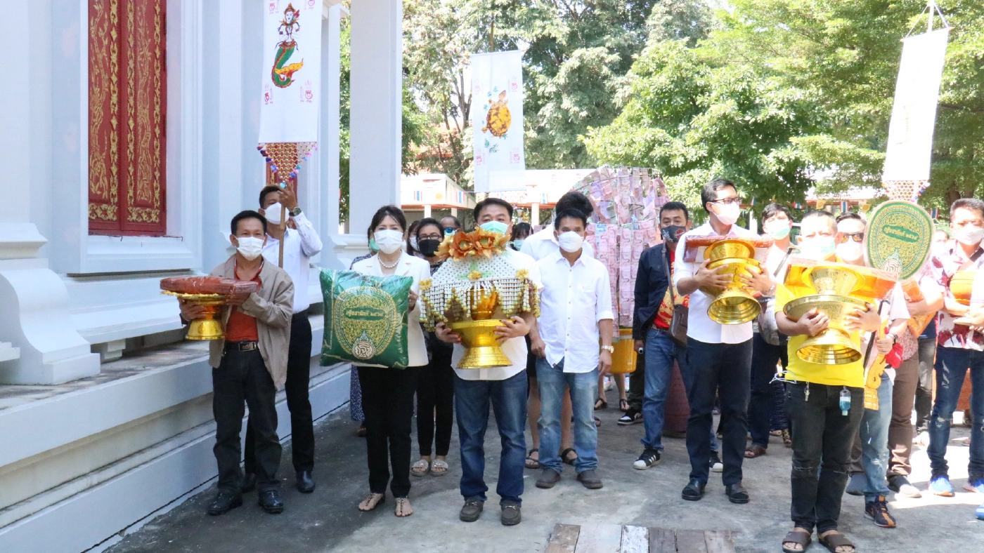 ถวายโบสถ์ ศาลาการเปรียญ เมรุ ให้วัดสุสานถูกน้ำลำตะคองไหลท่วมซ้ำซาก