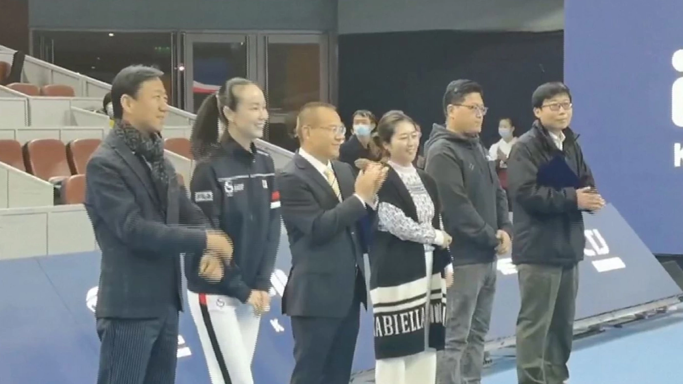 นักเทนนิสสาวจีนปรากฏตัวครั้งแรก หลังแฉรองนายกฯละเมิดทางเพศ