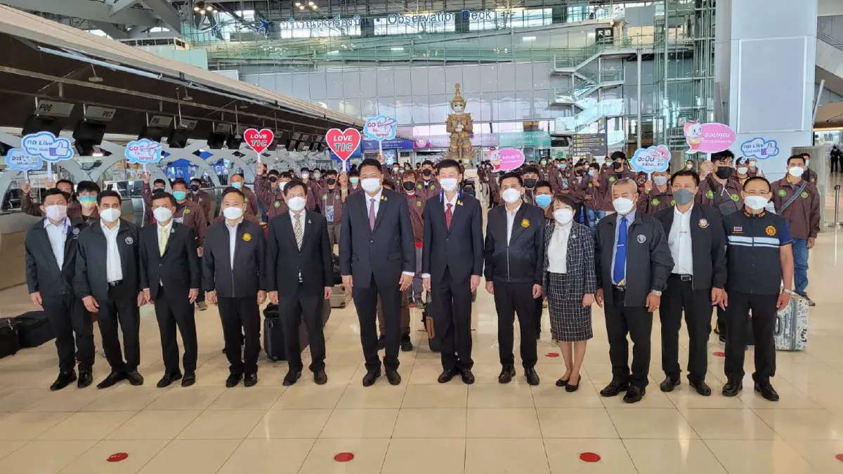 รมว.กระทรวงแรงงาน ร่วมเป็นกำลังใจ แรงงานไทยไปทำงานภาคเกษตรรัฐอิสราเอล