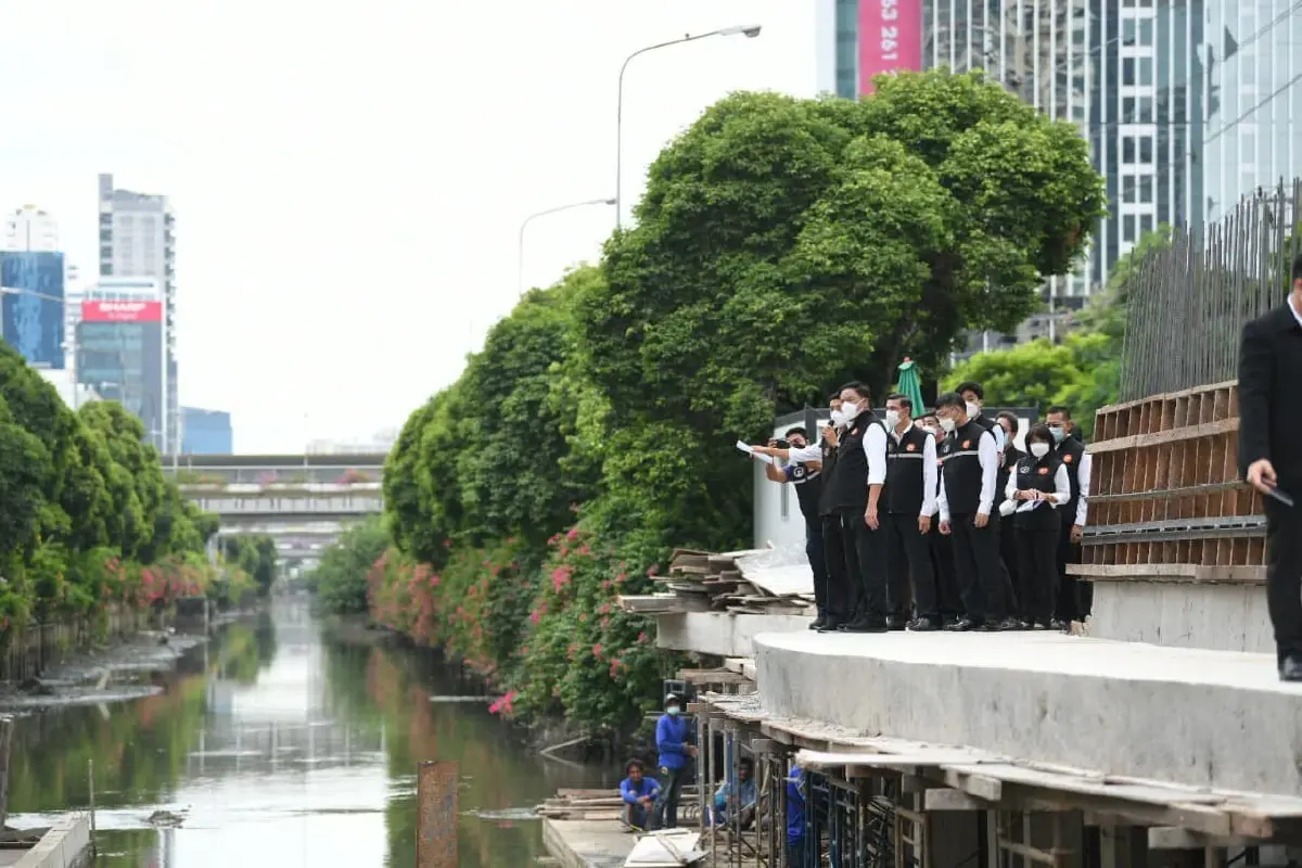 สวนสาธารณะคลองช่องนนทรี คืบหน้า 50% พร้อมเปิด 25 ธ.ค.64