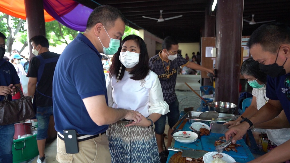 เสธ.แก้ว ส.ส.นครปฐม ชวนเพื่อน จปร.43 ร่วมงานบุญกฐินสามัคคี วัดเกาะวังไทร