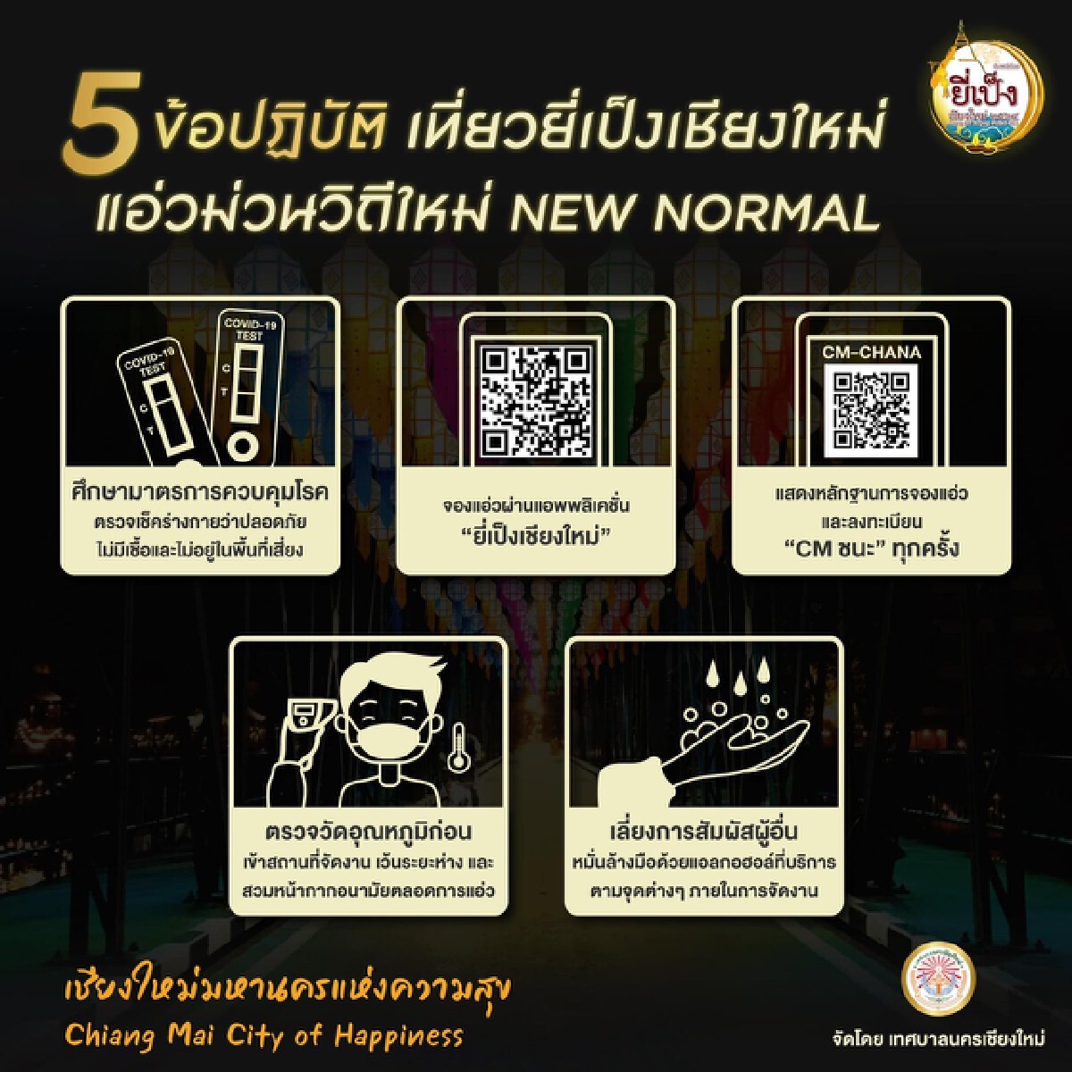 จองเที่ยวยี่เป็งล่วงหน้าผ่านแอพ“ยี่เป็งเชียงใหม่”