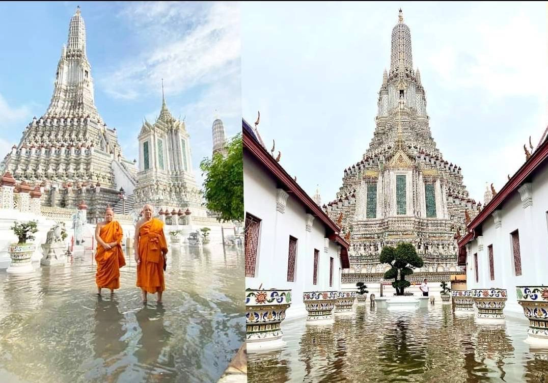 พระพรหมวัชรเมธี (ขวา)