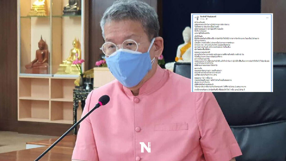 ผู้ว่าฯปู โพสต์ หลังติดโควิดนาน 82 วัน สุดท้ายประกันจ่ายแค่ 3 หมื่น