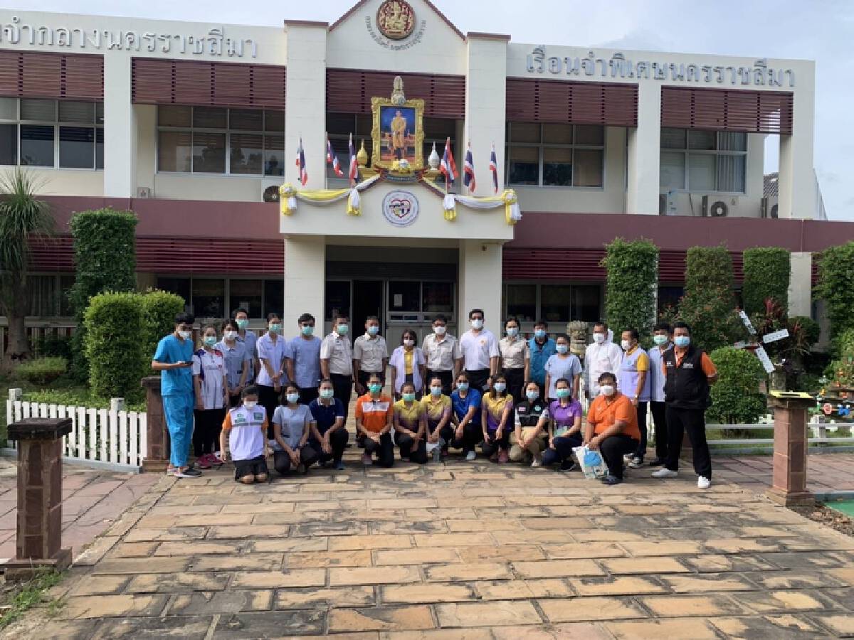 ตัวเลขผู้ต้องขังเรือนจำกลาง ป่วยใหม่ 453 ราย สะสม 716 ราย