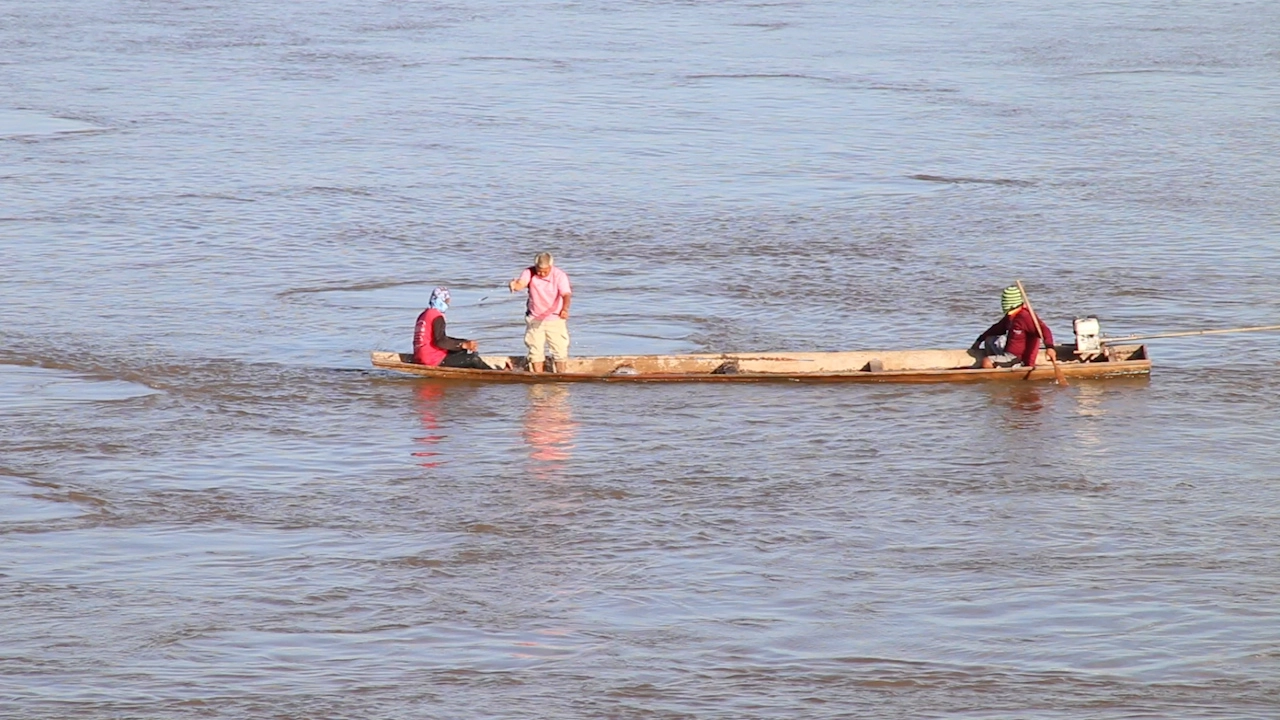 เข้าสู่หน้าหนาวชาวลูกน้ำโขงจับปลายี่สกไทยตัวใหญ่สุด 40 กก.