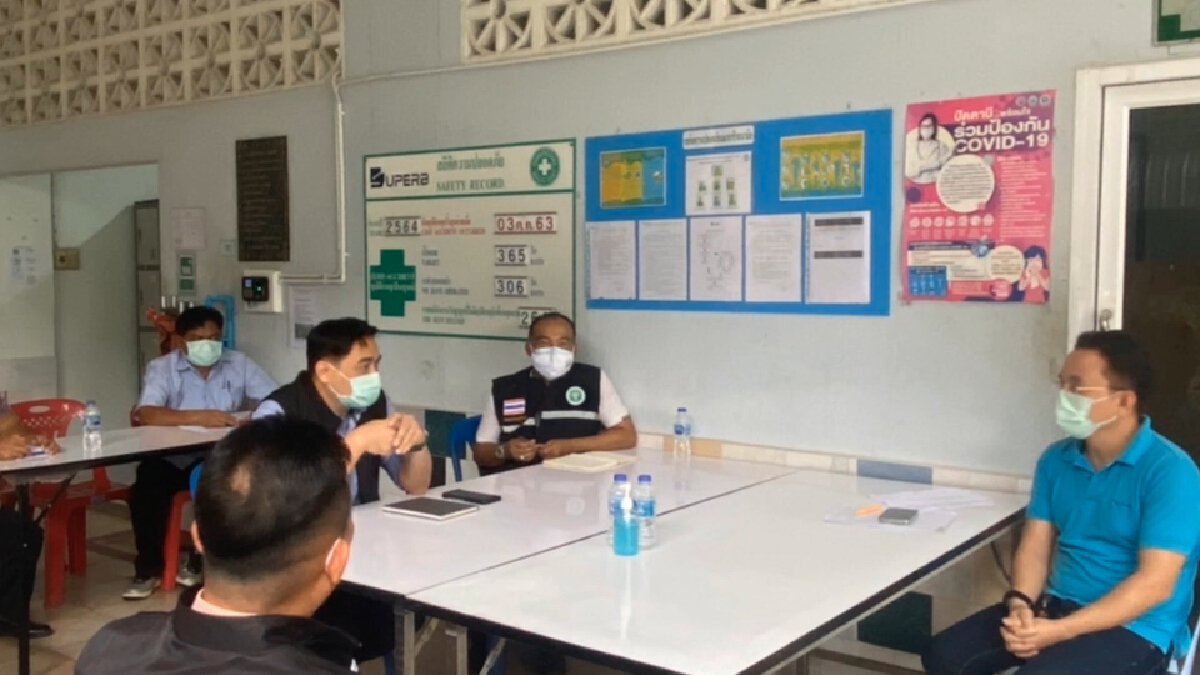 ปิดโรงงานฟอร์นิเจอร์ พบผู้ติดเชื้อต่อเนื่องสาธารณสุขเร่งดูแล