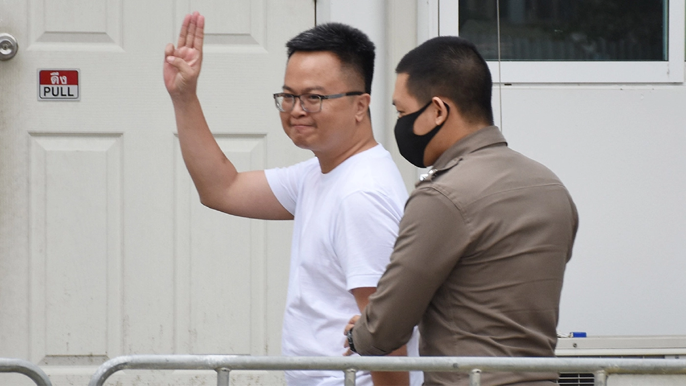 นายอานนท์ นำภา แกนนำกลุ่มราษฎร 