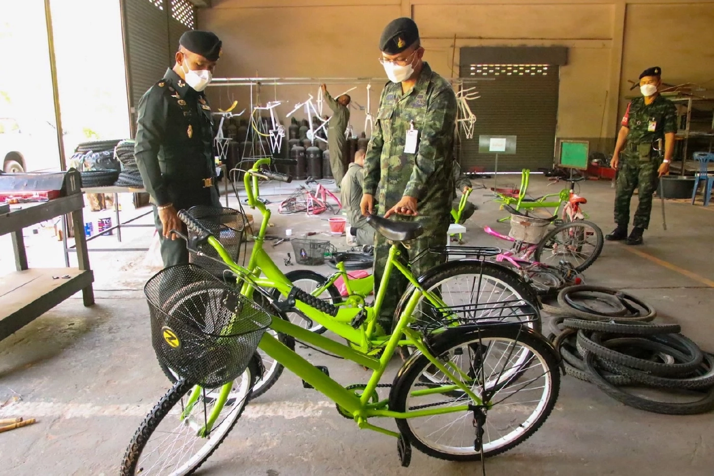 ช่วยน้องๆ ทหารเปิดค่ายรับบริจาคจักรยานเก่าซ่อมให้เด็กในพื้นที่ห่างไกล