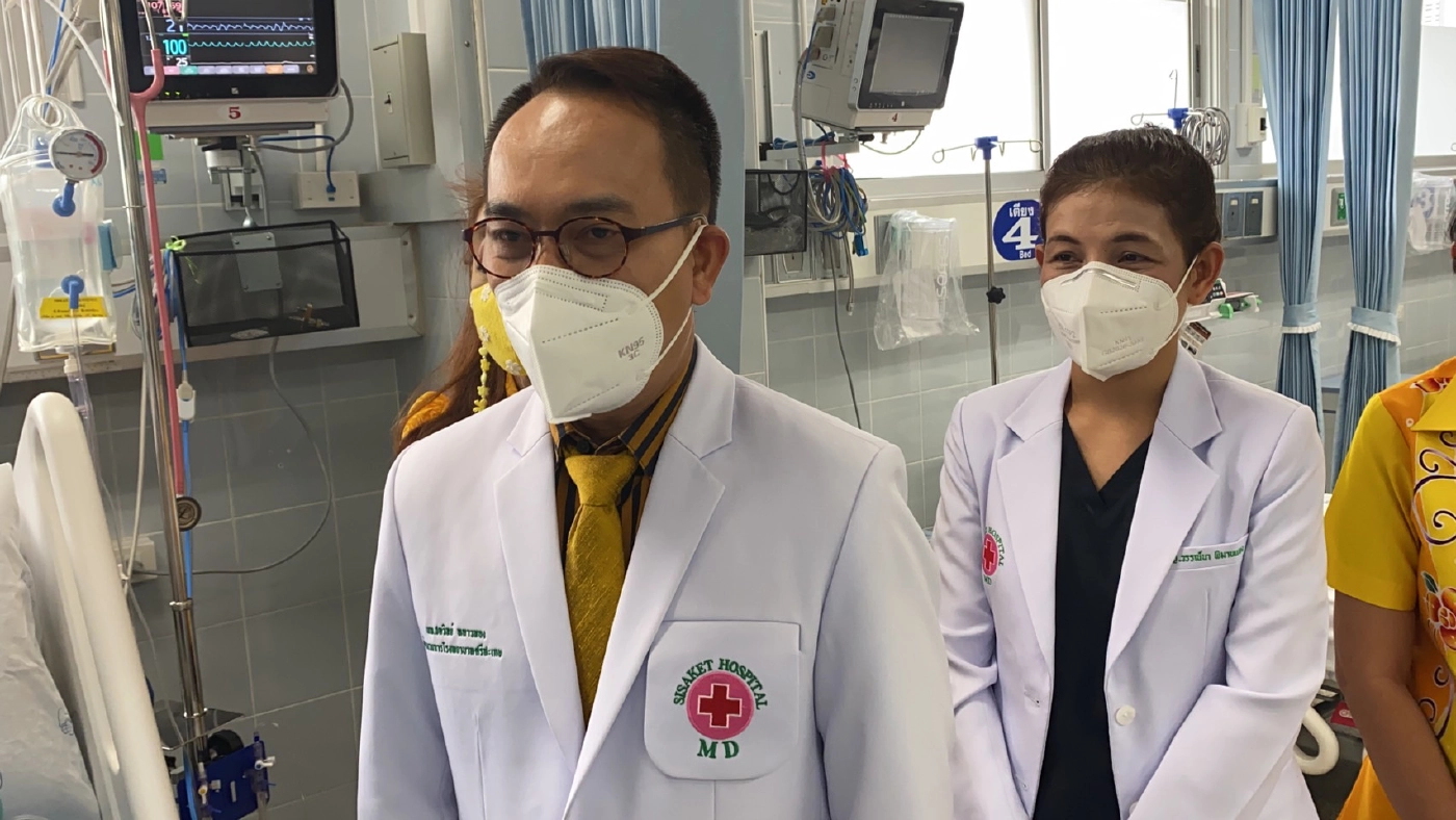 รพ.ศรีสะเกษ สุดเจ๋ง ผ่าตัดเปลี่ยนหัวใจรายแรกได้สำเร็จ