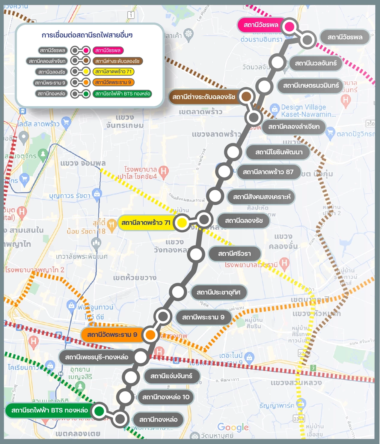 กทม. ลุยโมโนเรลสายสีเทา "วัชรพล-ทองหล่อ" วงเงิน 2.7 หมื่นล้าน
