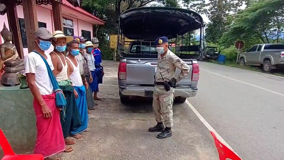 จับ17แรงงานพม่า-ลักลอบข้ามน้ำเมยหางานทำ