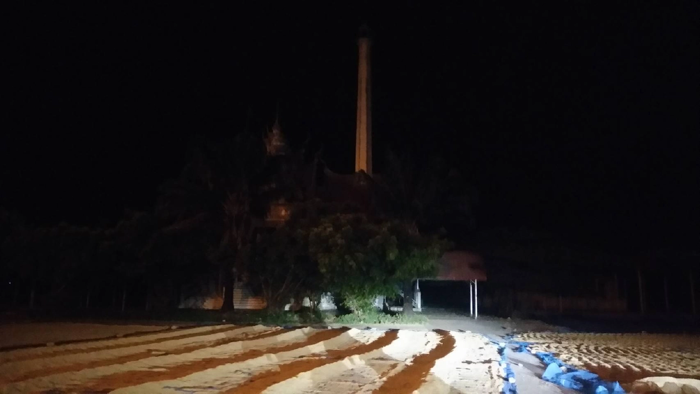 ตากข้าวหน้าเมรุ ปลอดภัยไม่ต้องมีคนเฝ้าทั้งคืน