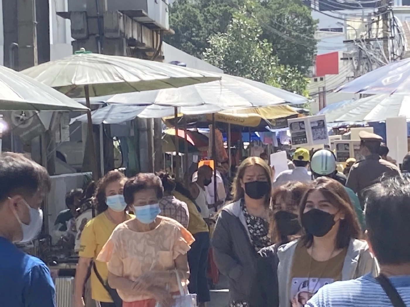 กลุ่มปกป้องสถาบันฯ เชิดสิงโต ล่าชื่อคนย่านสีลมไล่แอมเนสตี้