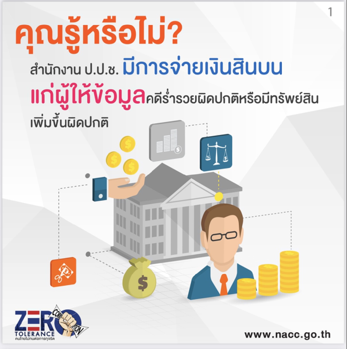 ป.ป.ช. จ่ายแล้ว100ล้าน ผู้ชี้ช่องคดีร่ำรวยผิดปกติ