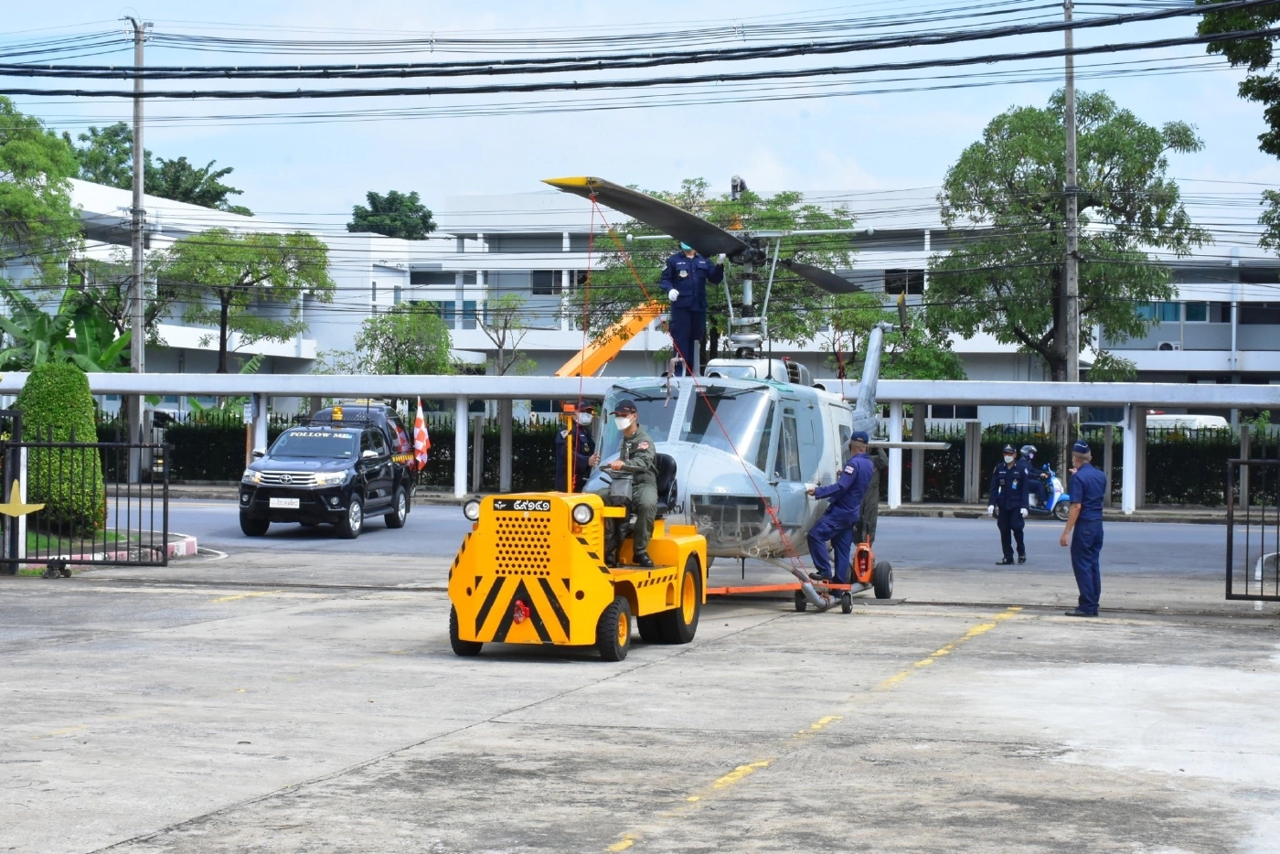 ทอ.นำเฮลิคอปเตอร์ฮิวอี้ไปตั้งแสดงพิพิธภัณฑ์หลังประจำการกว่า 50 ปี