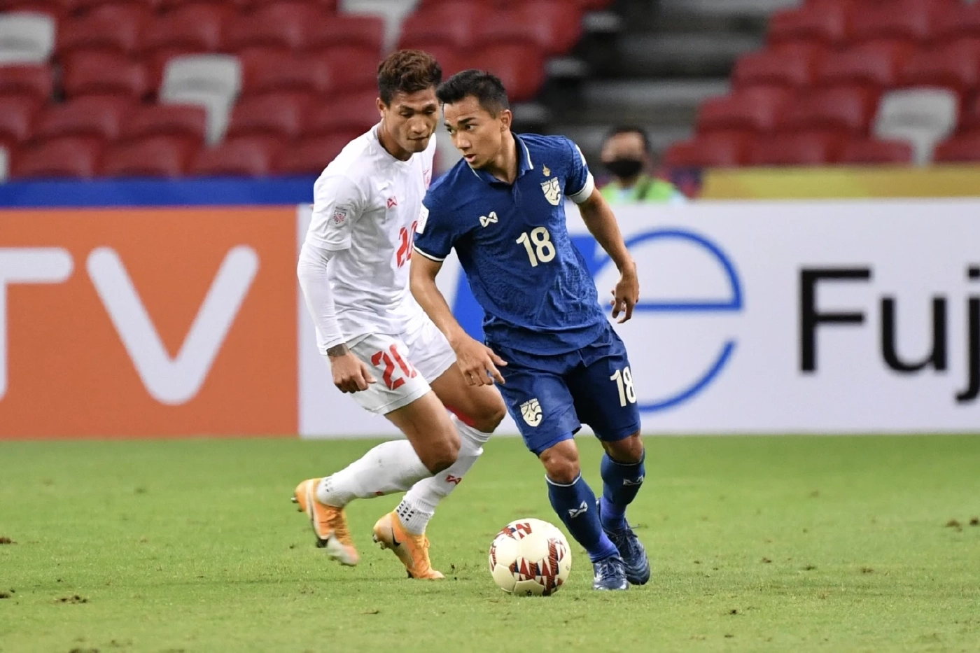 "ธีรศิลป์" เบิ้ลพาช้างศึก อัด เมียนมา 4-0 แซงขึ้นจ่าฝูงกลุ่ม เอ