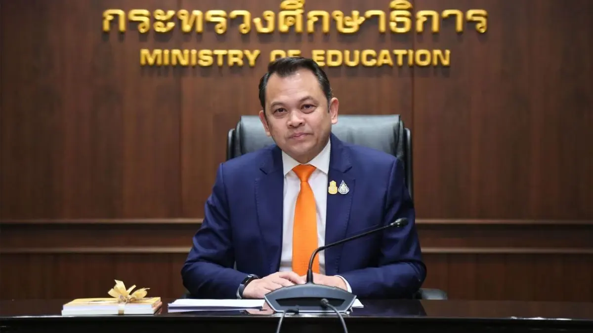 นายณัฎฐพล ทีปสุวรรณ อดีต รมว.ศึกษาธิการ และ อดีตรองหัวหน้าพรรคพลังประชารัฐ 