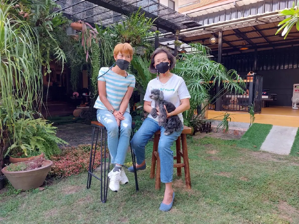 ก้อง สหรัถ -นีโน่ เมทนี คุณจิ๋ว แห่งมูลนิธิคุณ ช่วยเหลือน้องหมา-แมว ไร้บ้าน