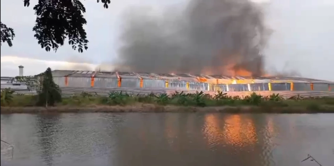 คนงาน200ชีวิตหนีตายเหตุไฟไหม้โรงงานกระดาษสมุทรปราการ