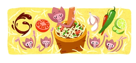 ฮือฮา! "กูเกิล" ร่วมฉลอง "วันส้มตำ" ภูมิปัญญาไทย 