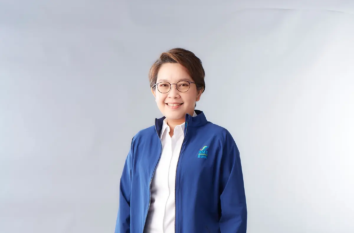 นารถนารี รัฐปัตย์ กรรมการผู้จัดการ ธนาคารพัฒนาวิสาหกิจขนาดกลางและขนาดย่อมแห่งประเทศไทย (ธพว.) หรือ SME D Bank 