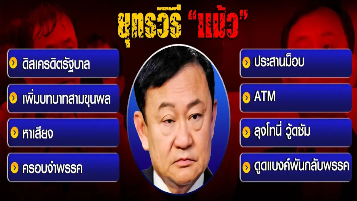 ยุทธวิธีนำทักษิณ Come Back Home สาน 360 องศา