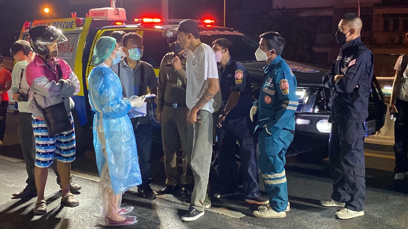 บิ๊กไบค์ เบิ้ลเครื่องท้าทาย แข่งกันจนเกิดอุบัติเหตุ คนซ้อนดับ