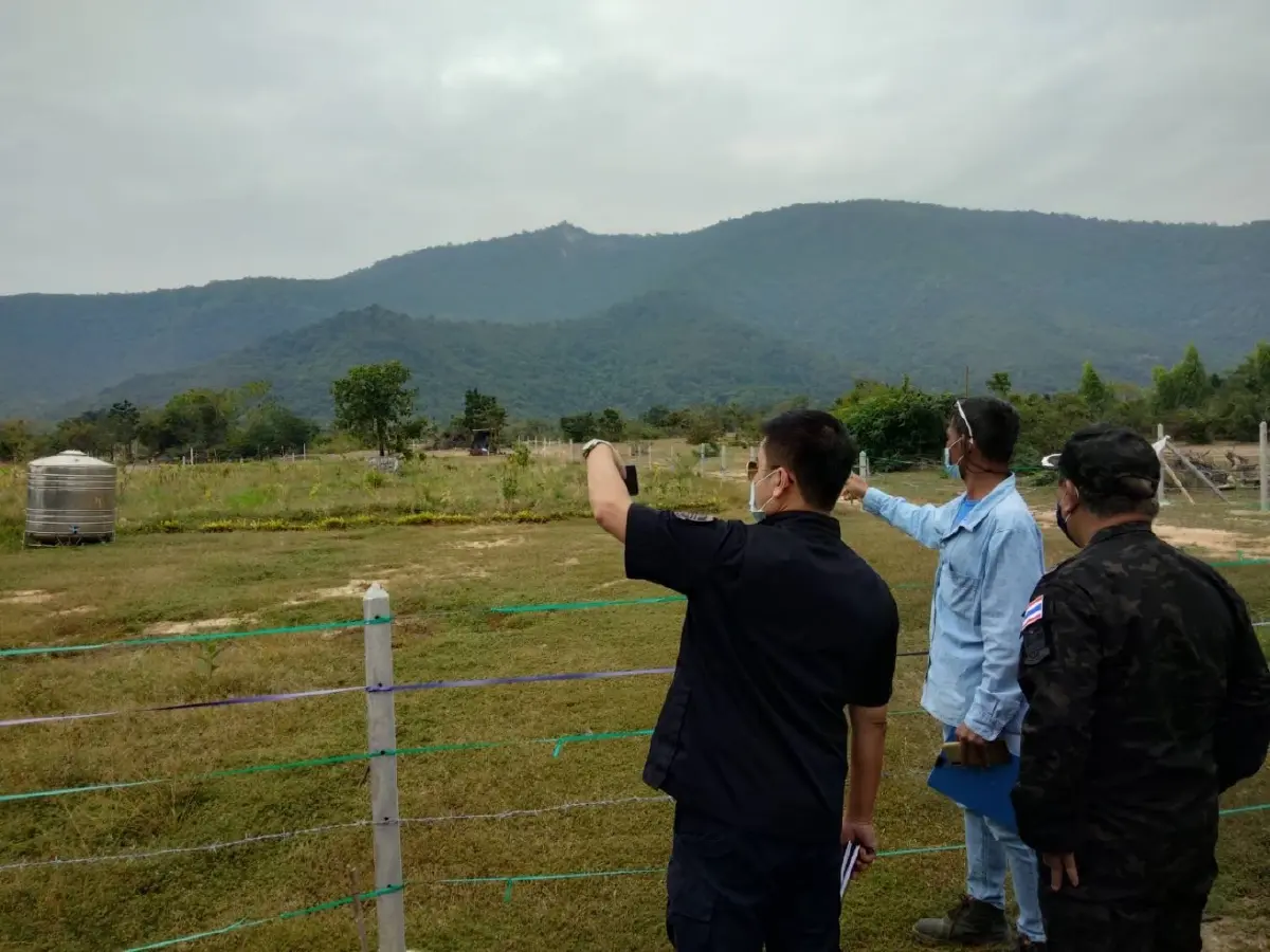 DSI ลงพื้นที่ตรวจสอบการบุกรุกป่าสงวนแห่งชาติป่ายางหัก - เขาปุ้ม จ.เพชรบุรี