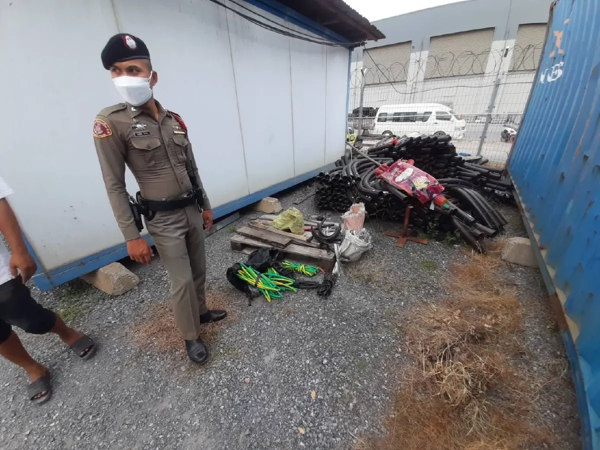 รฟฟท. จับผู้ต้องสงสัยพร้อมของกลาง ตัดสายไฟรถไฟฟ้าสายสีแดงได้แล้ว