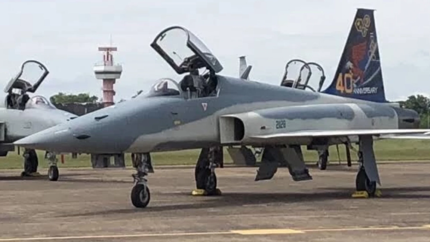 ทอ. แจงเหตุ F5 ตกมาจากนกขนาดใหญ่บินชนกระจกแตก