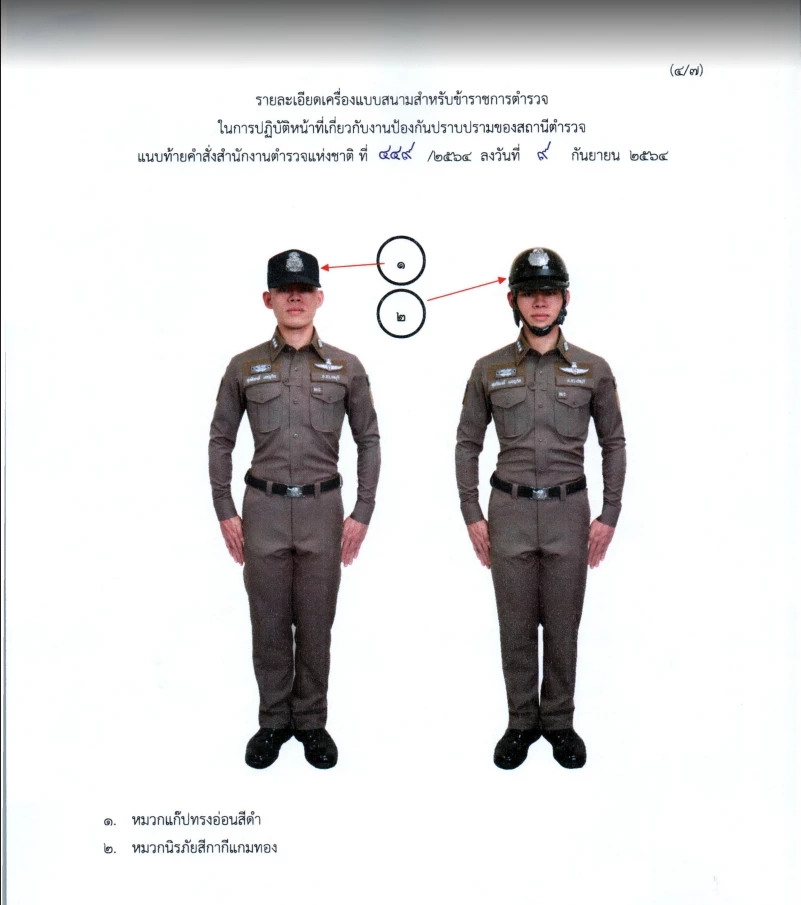 ผุด &quot;เครื่องแบบสนามใหม่&quot; แก่ ตร.สายปราบปราม 