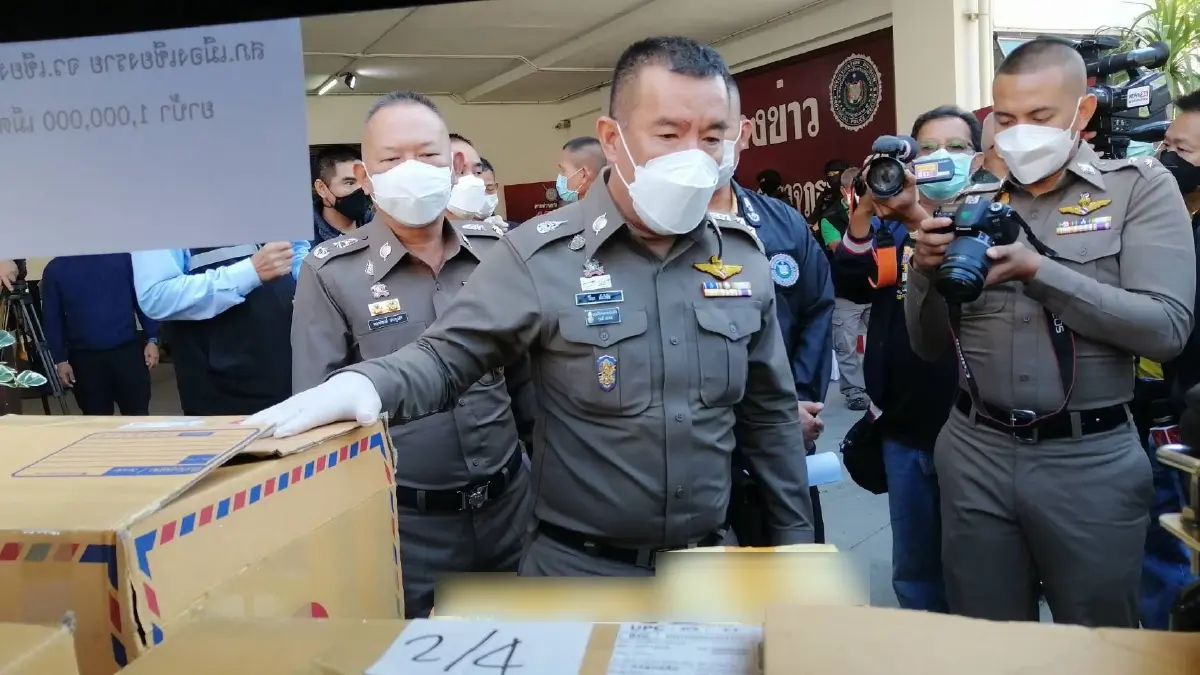 ผบช.ภ.5 เร่งขยายผลทลายแก๊งค์“ป๋อลี” หลังจับยึดยาบ้าได้กว่า 50 ล้านเม็ด