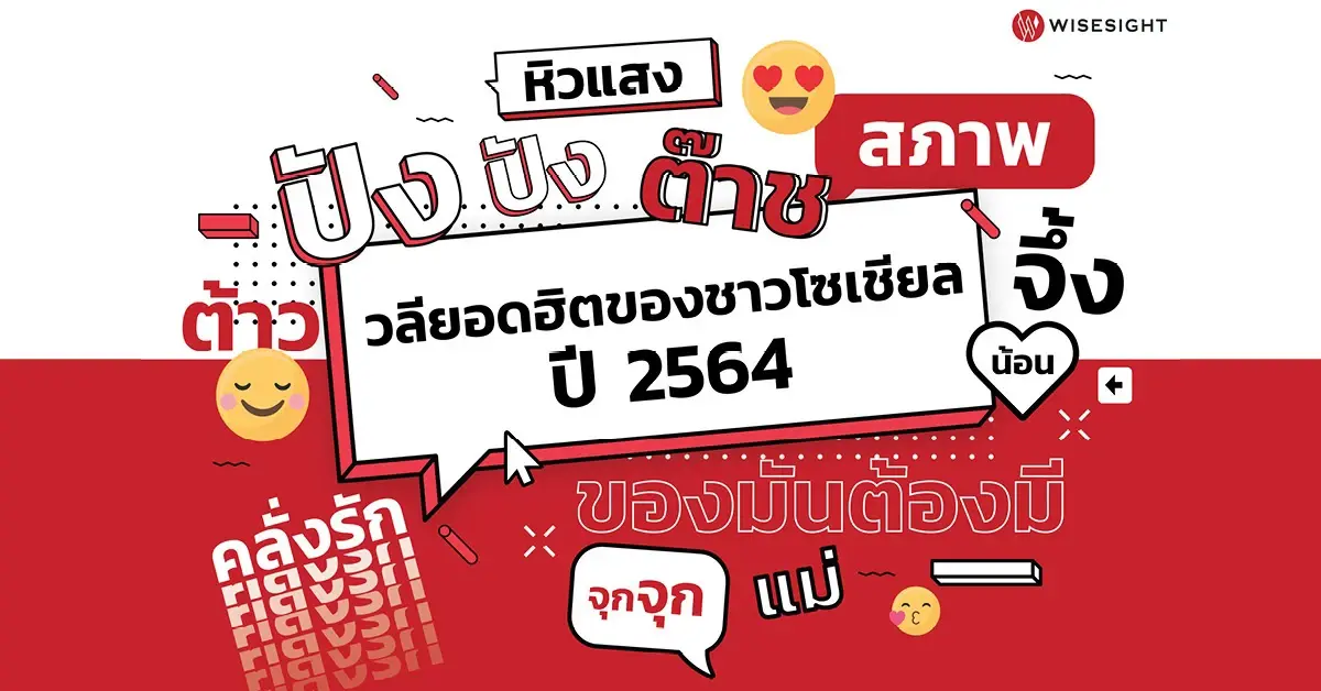 เปิด ‘10 วลีฮิต’ ชาวโซเชียลประจำปี 2564 คำไหนที่มัน ‘ต๊าซ’ สุด