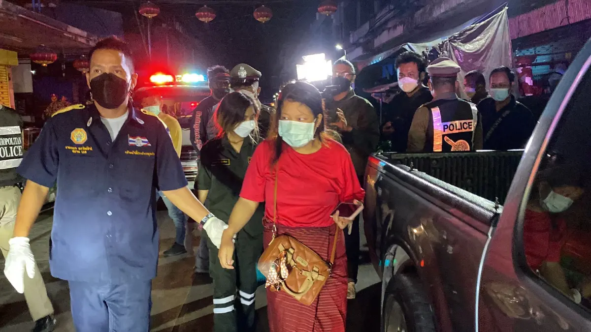 สาวเมียนมา ทิ้งลูกคาสายสะดือในถังขยะย่านแฮปปี้แลนด์