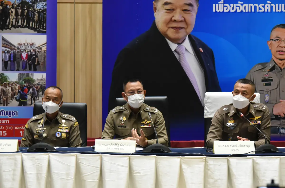 ผบ.ตร.แถลงผลช่วยเหลือคนไทยที่ตกเป็นเหยื่อค้ามนุษย์ปี 64 ช่วยได้กว่า 364 คน